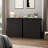 29.5" W Modern 4 Drawer Dresser, Drawer Chest, Wooden Storage Dresser for Closet and Living Room, Black-1690395911