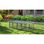 Rabbit Run with Wire Mesh 181 x 100 x 48 cm Grey