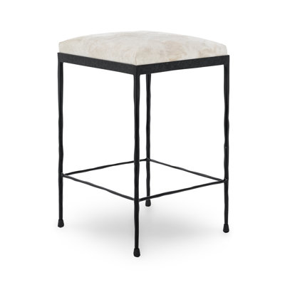 Bose Upholstered Bar Stool with Metal Frame