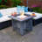 Endless 30 Inch Square Outdoor Fire Pit Table-104053504