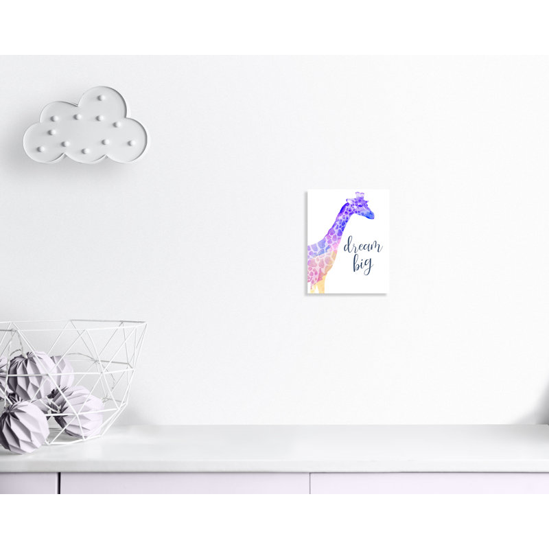 «Dream Big», art sur toile, H 14 po x l 11 po x P 1,5 po