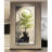 New Chinese-Style Light And Shadow Plant Crystal Ceramic Mural