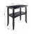 Alameda One Lower Shelf Console Table in Walnut/Brown, 28.94'' H X 29.86'' W X 14.31'' D