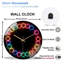 Horloge murale en verre Illuminated