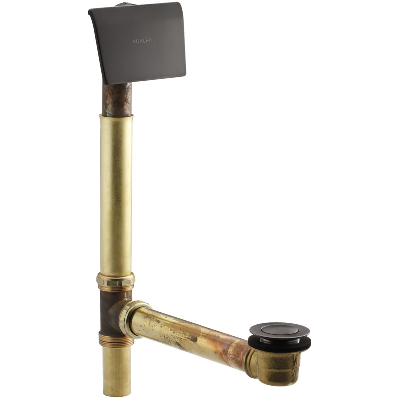 Clearflo Leg Tub Drain with Overflow, Oil Rubbed Bronze