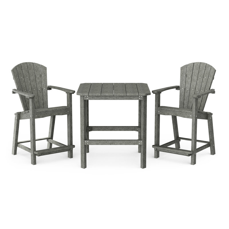 Classic 3-Piece Counter Set, Dark Gray