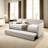 Jagger Fog Fabric Daybed W/Trundle