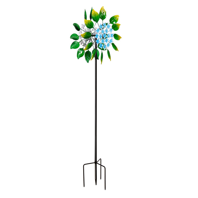 Metal Hydrangea Spinner, 74in
