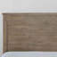 Lit simple avec lit gigogne, transitionnel, gris chaud brossé au fil de fer, bois massif, grain de bois pour la chambre à coucher-133255980