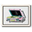 Disque, magasin I encadré sur toile-1358167274-1358167279