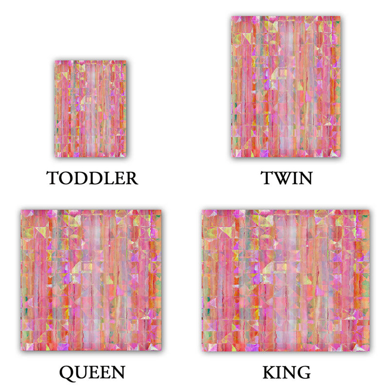 Ensemble de housse de couette peek, 1 housse de couette grand + 2 taies standards