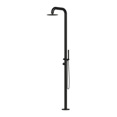 Atlas 316 Stainless Steel Freestanding Outdoor Shower With Handheld