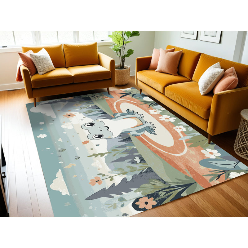 Tapis pour enfants East Urban Home, Rectangulaire 2 pi x 3 pi