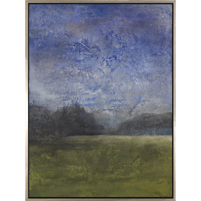 Sur le marais - peinture sur toile à cadre flottant