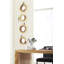 Atlas Cross Cut Small Right Half Man Beveled Accent Mirror