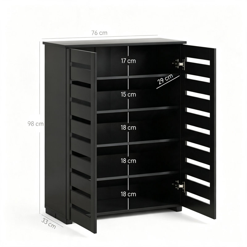15 Pair Shoe Storage Cabinet