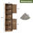 64.7''H Corner Cabinet with Rattan Door