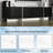 3 Peice Set 1 Modern Entertainment Centre And Two Bedside Tables With LED