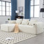 3 Seater Chenille Sofa-126642883