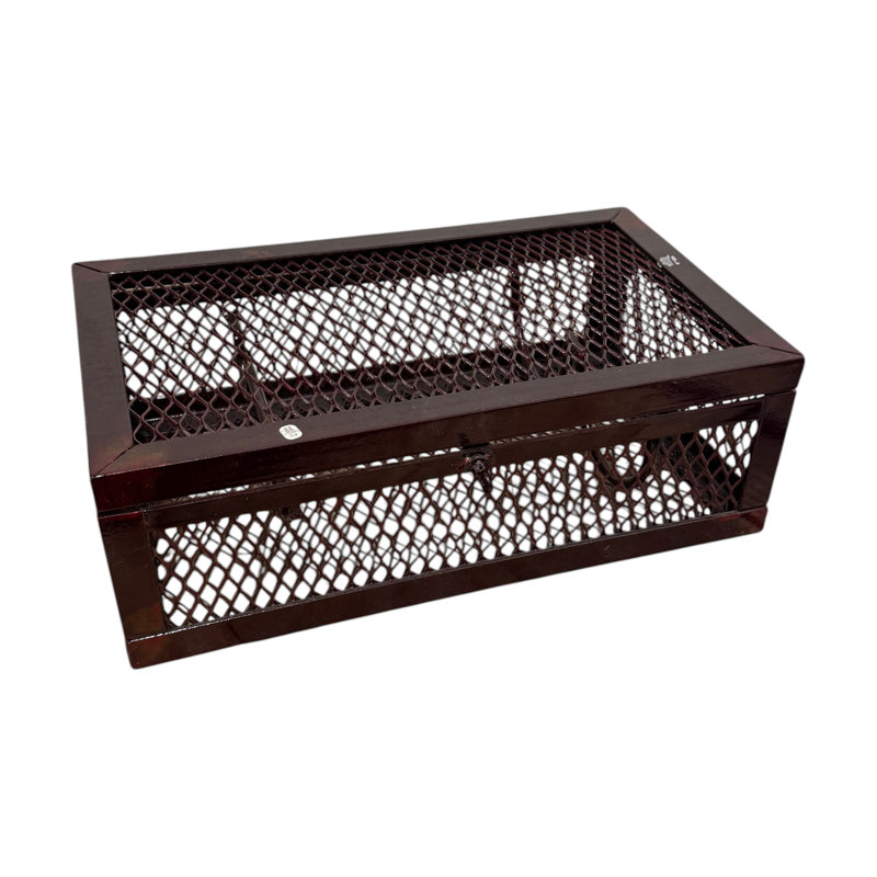Mesh Two-Bottle Wine Box, Merlot