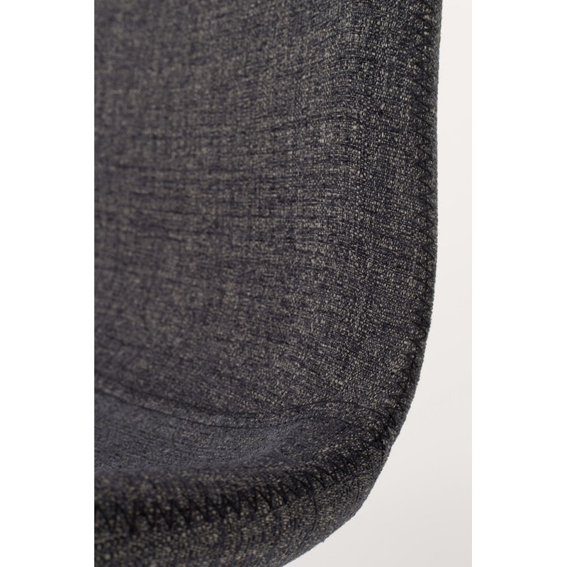 Upholstered Dining Chair, Light Gray