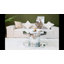 Table basse 31,5 "ronde avec miroir transparent