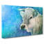 Cow In The Meadow With Blue Light Painting - Wrapped Canvas-56654659