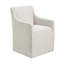 Chaise avec accoudoirs à roulettes avec jupe-438328516