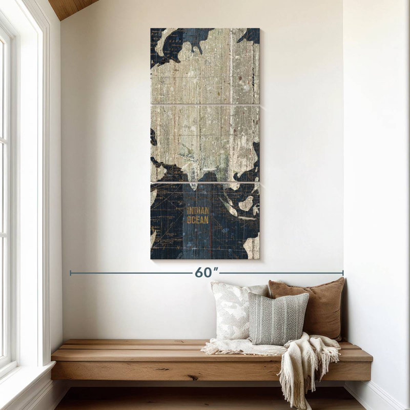Old World Michelle Blue IV, 52" H x 24" W
