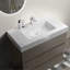 Meuble-lavabo élégant avec rangement spacieux et fonctionnalité silencieuse pour une salle de bain élégante et organisée.