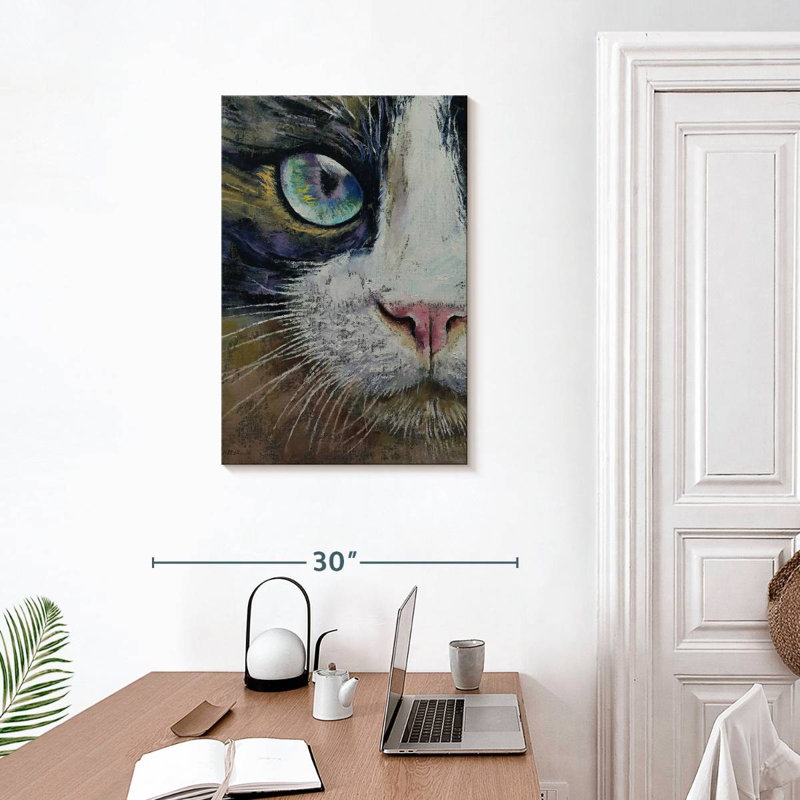 Brampt Snowshoe Cat, 30" H x 20" W