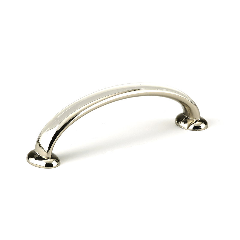 Poignée arche en métal 3 25/32 po Expression Traditional, Nickel poli