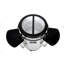 Glacière Frigidaire en acier inoxydable, électrique, portable, 85 canettes