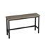 Table de salle à manger de cuisine moderne, table de pub, ensemble de table de salle à manger longue avec 3 tabourets, assemblage facile, gris brun (même SKU: W75753849)-42903791