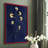 Indigo 1 Framed Print - Solid Wood-1777397044-1777397045