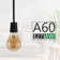 A60 LED E27 Edison Screw 4W Bulb 3 Pack