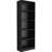 Black 2 Living Room Bookcase Gathering - 7 Shelves, Geometric Display, Horizontal Orientation, Strong Wood, For Main Area 2 , Demonstration, Direction, Primary
