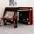 Multifunctional Wooden Gaming Loft Bed, Built-in Writing Desk Design, RGB LED Lights, USB Power Ports, Storage Cubbies, Drawers-1511439864