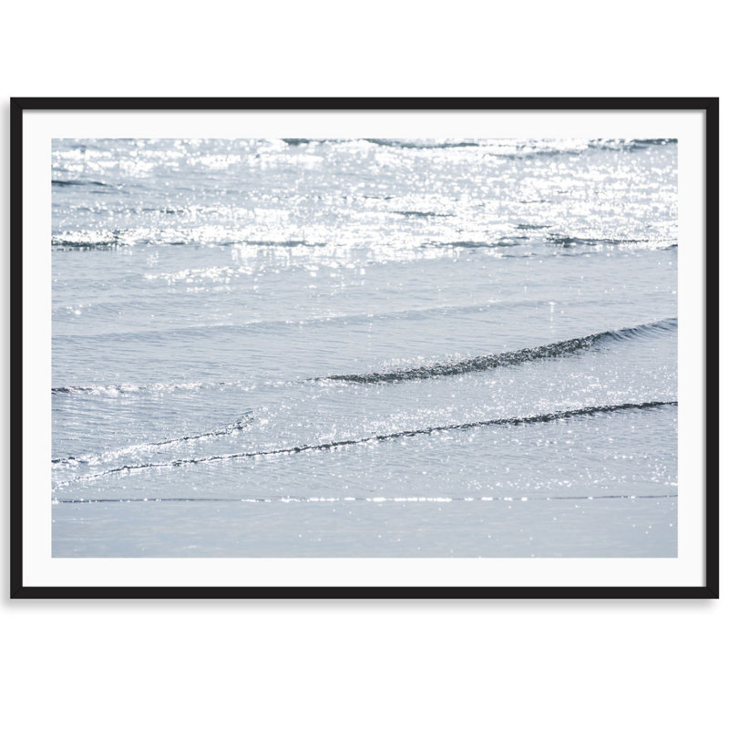 Shine Bright Like A Diamond Print by Carly Tabak, 25" W x 18" H, Black Wood