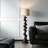Retro Solid Wood Living Room Floor Lamp