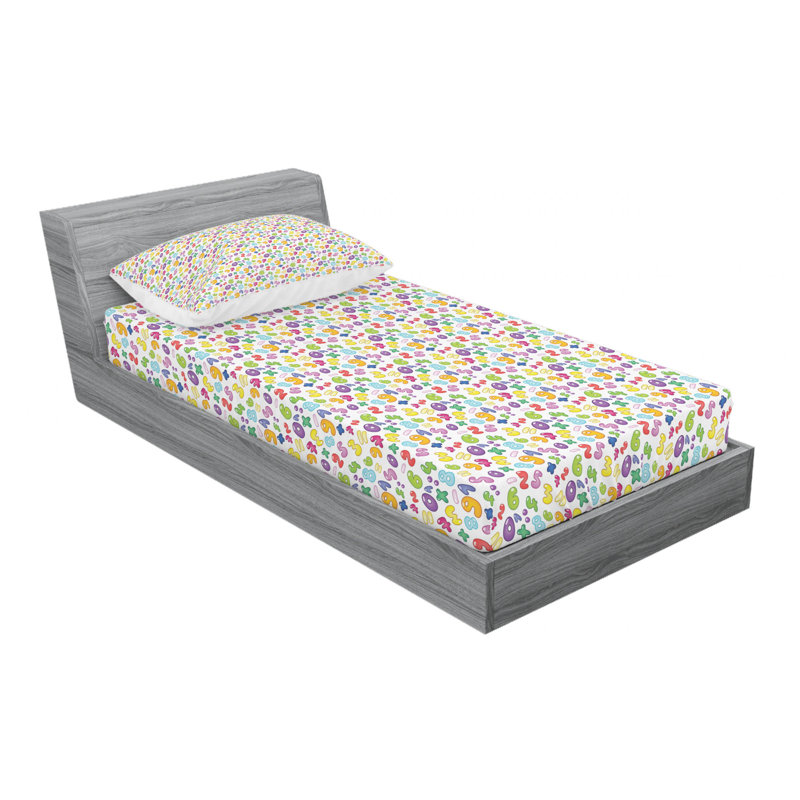 Microfiber Sheet Set, Twin Sheet Set with Fitted Sheet