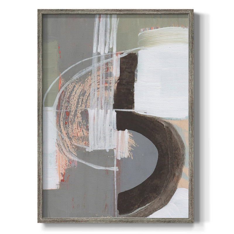 «Arching Neutrals III», reproduction encadrée - bois massif, H 11 po x l 9 po
