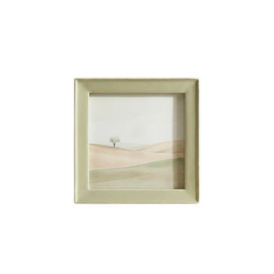 "Elyra" 4x4 Enamel Frame, Light Green