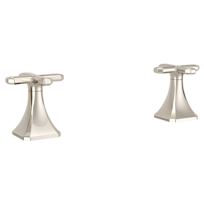 Belshire Widespread Cross Handles, Platinum Nickel