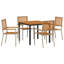 5 Piece Garden Dining Set-1559456612