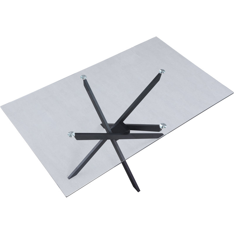Xander 60'' Dining Table, Matte Black