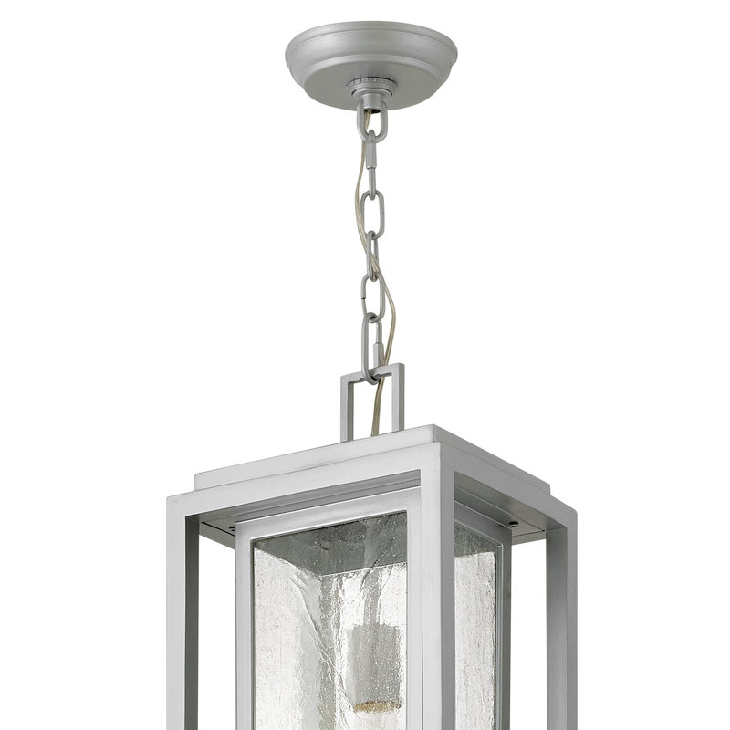 Grande lanterne suspendue Hinkley Republic, Satin Nickel
