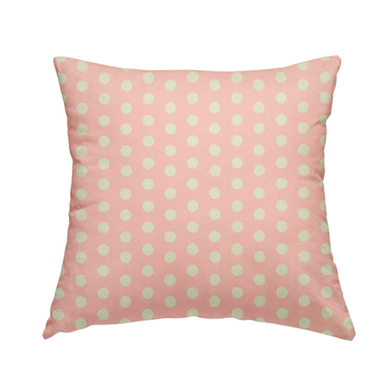 Evie-Jo Polka Dots Rectangular Cushion, Pink