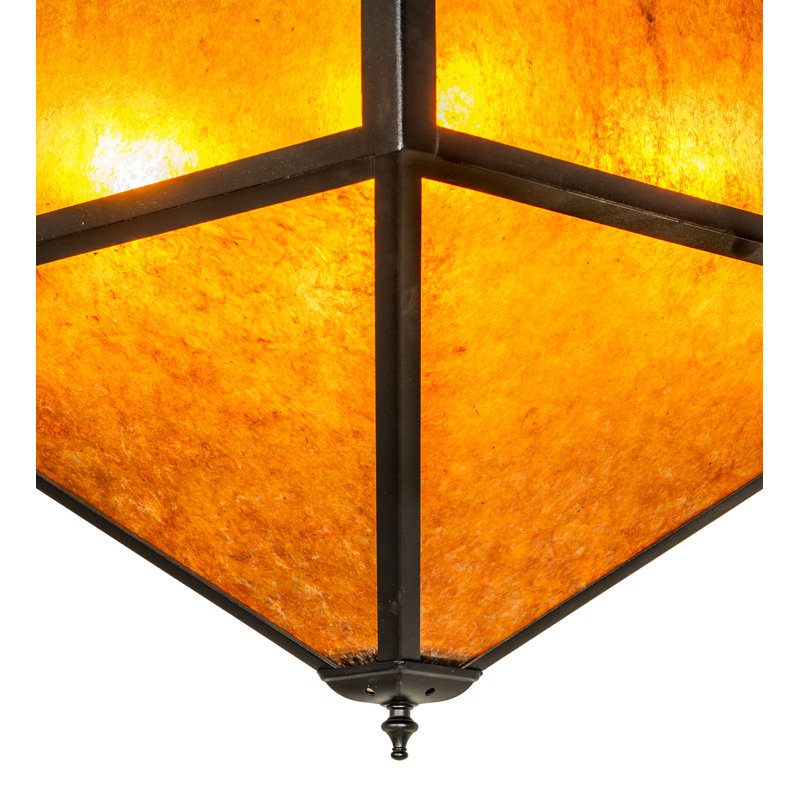 21" Square Mission Prime Inverted Pendant