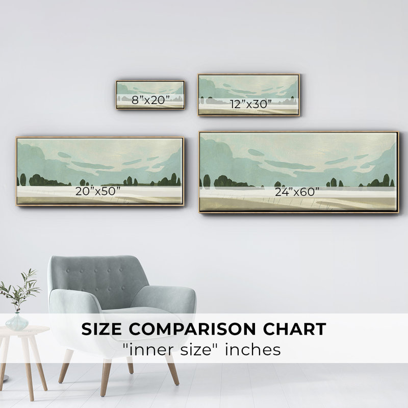 Farmland Study III- Framed Canvas